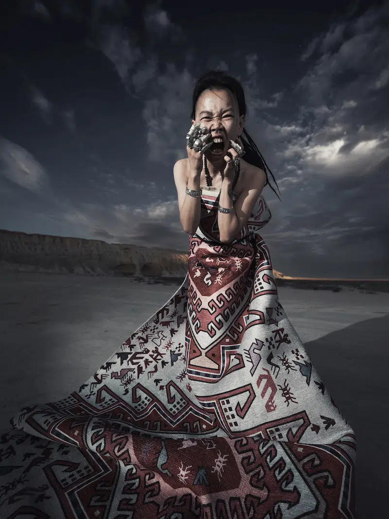 Mariia Khas crafts armor-like jewelry out of silver