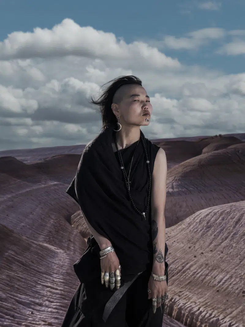 Mariia Khas crafts armor-like jewelry out of silver